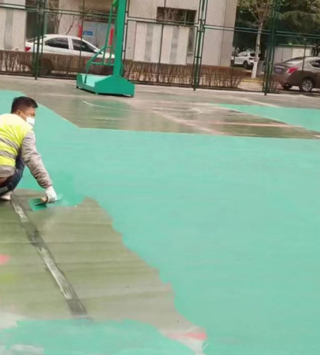 河北球场地面翻新